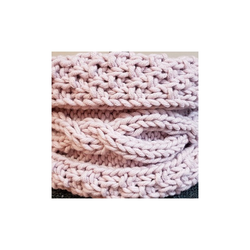 BIG SNOOD AUX ENTRELACS