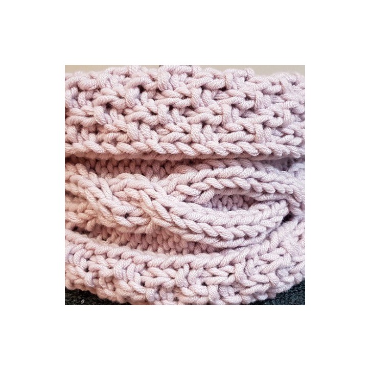 BIG SNOOD AUX ENTRELACS