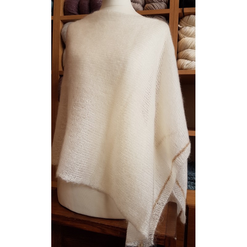 KIT PONCHO MOHAIR & SOIE