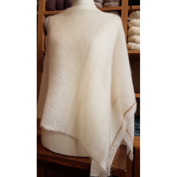 KIT PONCHO MOHAIR & SOIE