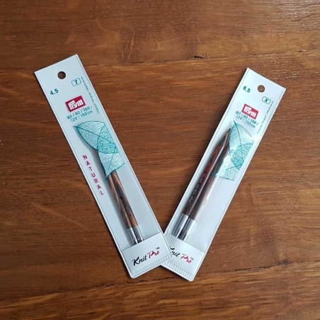 Pointes interchangeables en bambou pour câbles de 60, 80 ou 120cm