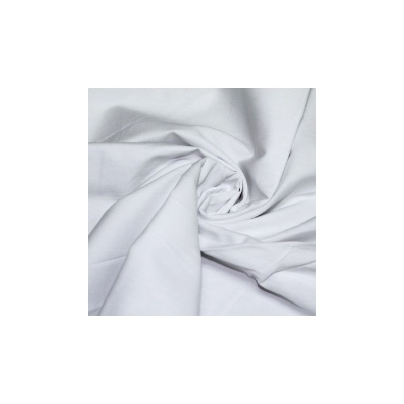 popeline de coton antibactérien uni