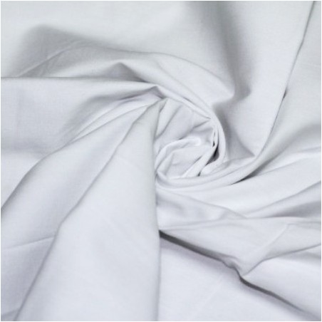 popeline de coton antibactérien uni