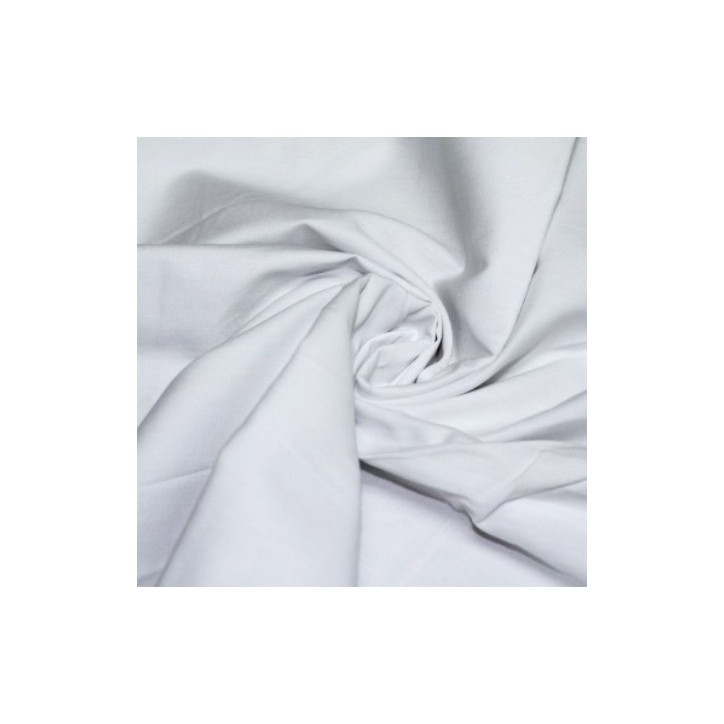 popeline de coton antibactérien uni