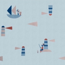 popeline de coton antibactérien imprimé