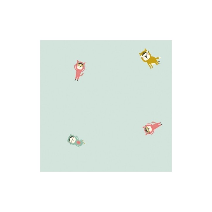 popeline de coton antibactérien imprimé