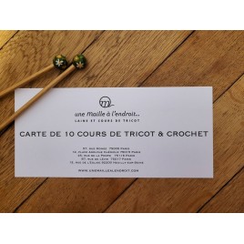 CARTE DE 10 COURS