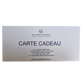 CARTE CADEAU 50 EUROS